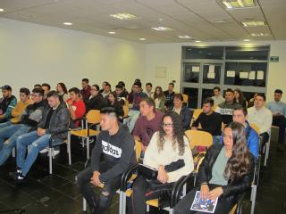 Alumnos del Instituto de Educación Secundaria Loustau-Valverde de Valencia de Alcántara (Cáceres) 